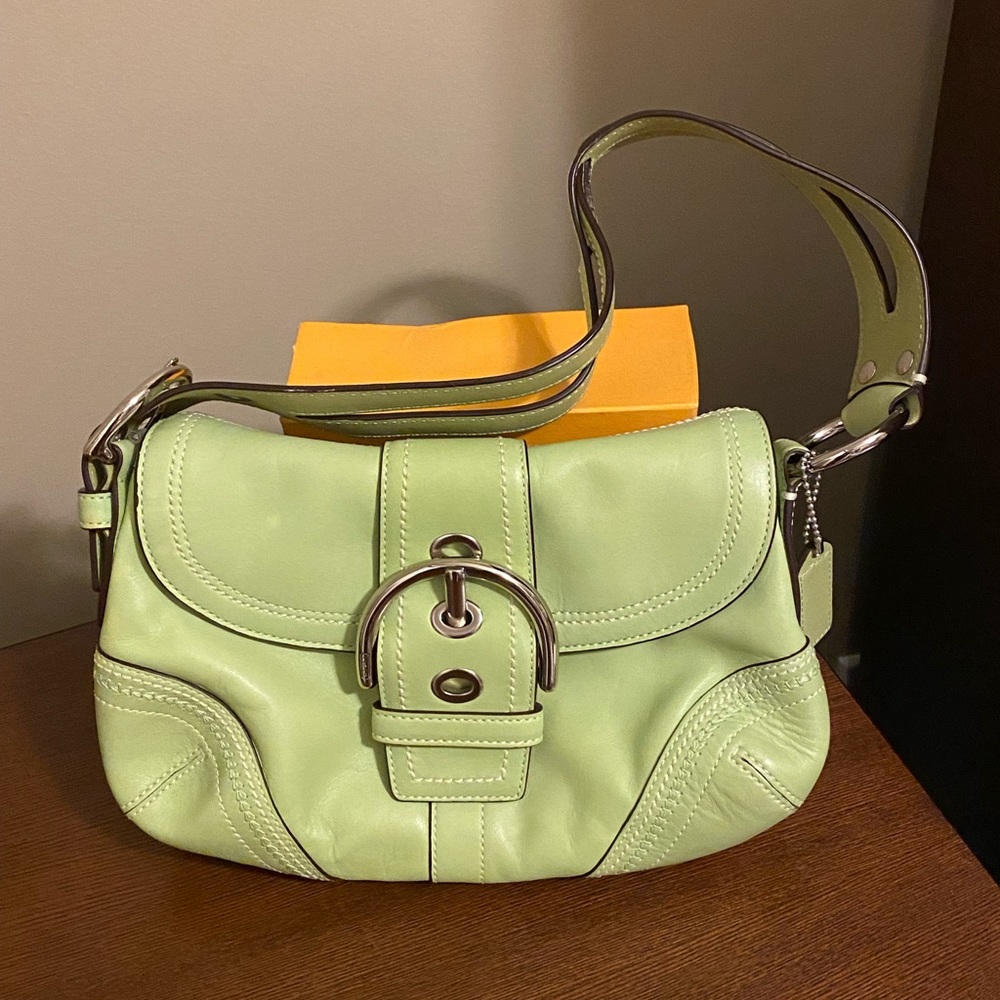 COPY - Lime green Coach purse. Excellent condition.
